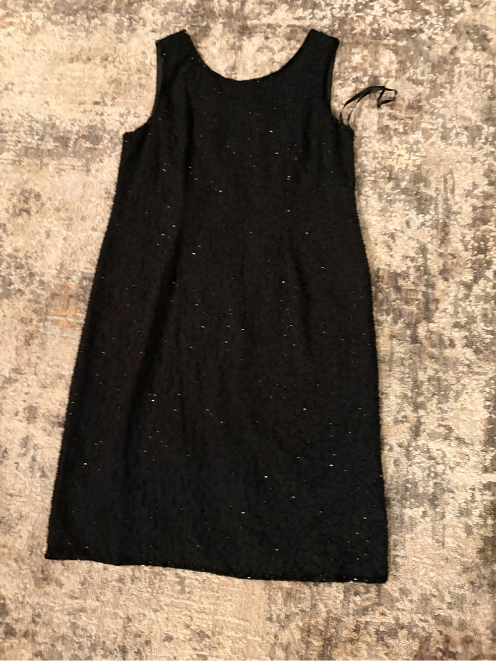 Classic Black Sleeveless Women's Dress